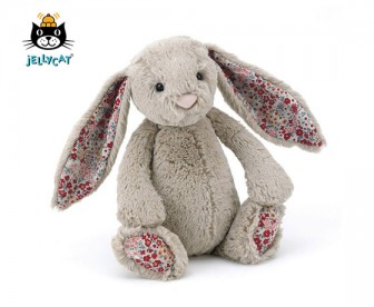 Jellycat Blossom 米色花耳朵邦尼兔(中号:31厘米) Jellycat Blossom 米色花耳朵邦尼兔(中号:31厘米)